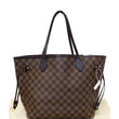 LOUIS VUITTON Neverfull MM Damier Ebene Tote Shoulder Bag-US