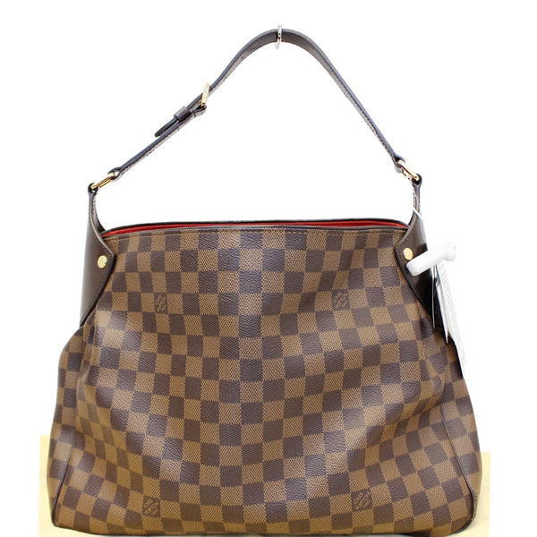 LOUIS VUITTON Reggia Damier Ebene Shoulder Bag Brown-US