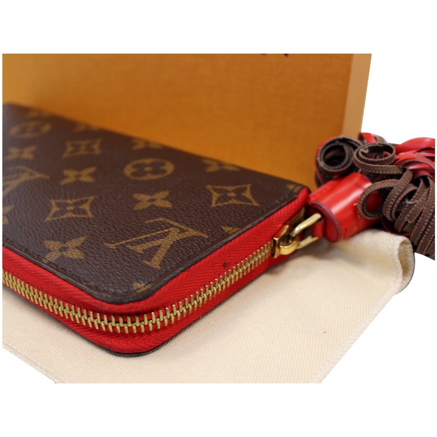 Louis Vuitton Brown Monogram Zippy Small Wallet Cloth ref.685414