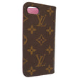 LOUIS VUITTON IPhone 7/8 Folio Monogram Canvas Phone Case Brown