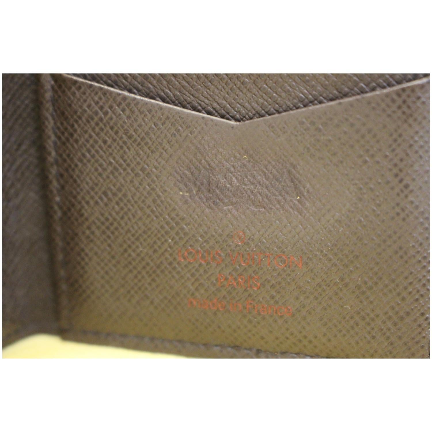 Louis Vuitton 20th Anniversary Damier Ebene CD Pouch Case Holder