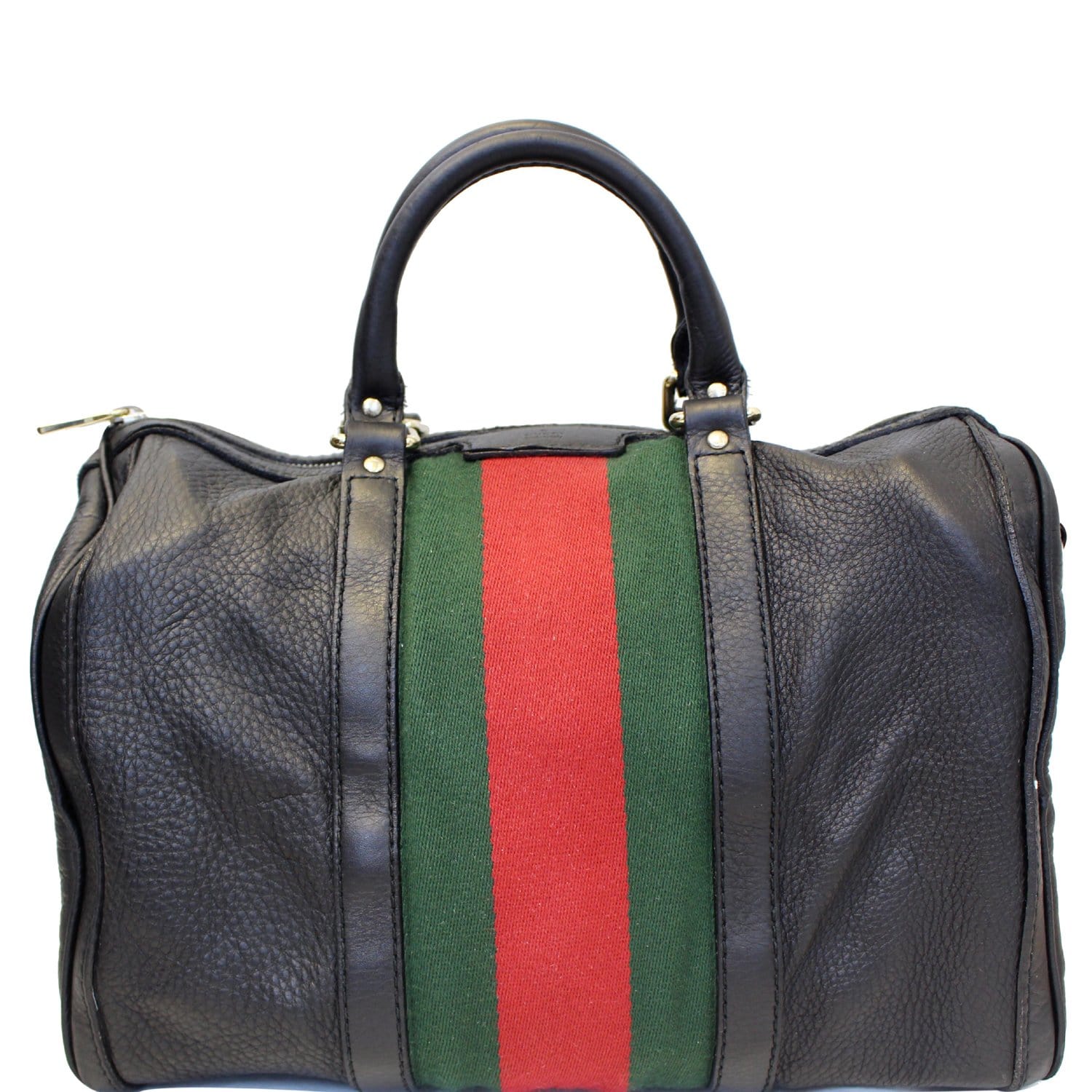Gucci Vintage Web Boston Bag
