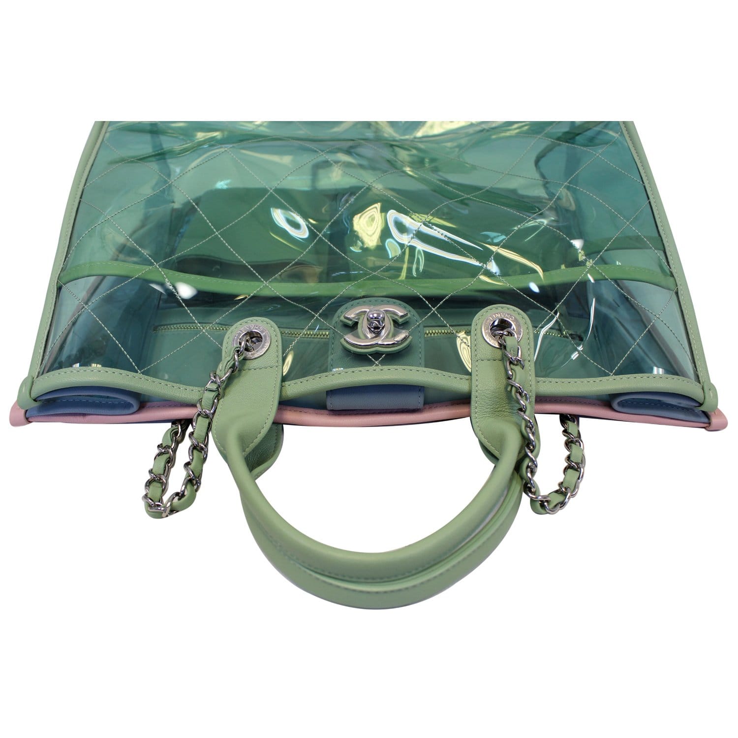 Chanel transparent pvc coco splash collection, Luxury, Bags