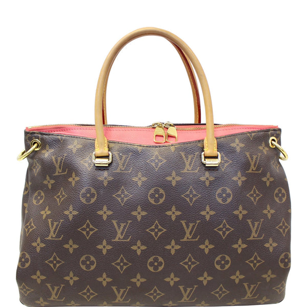 LOUIS VUITTON Pallas Monogram Canvas Shoulder Handbag-US