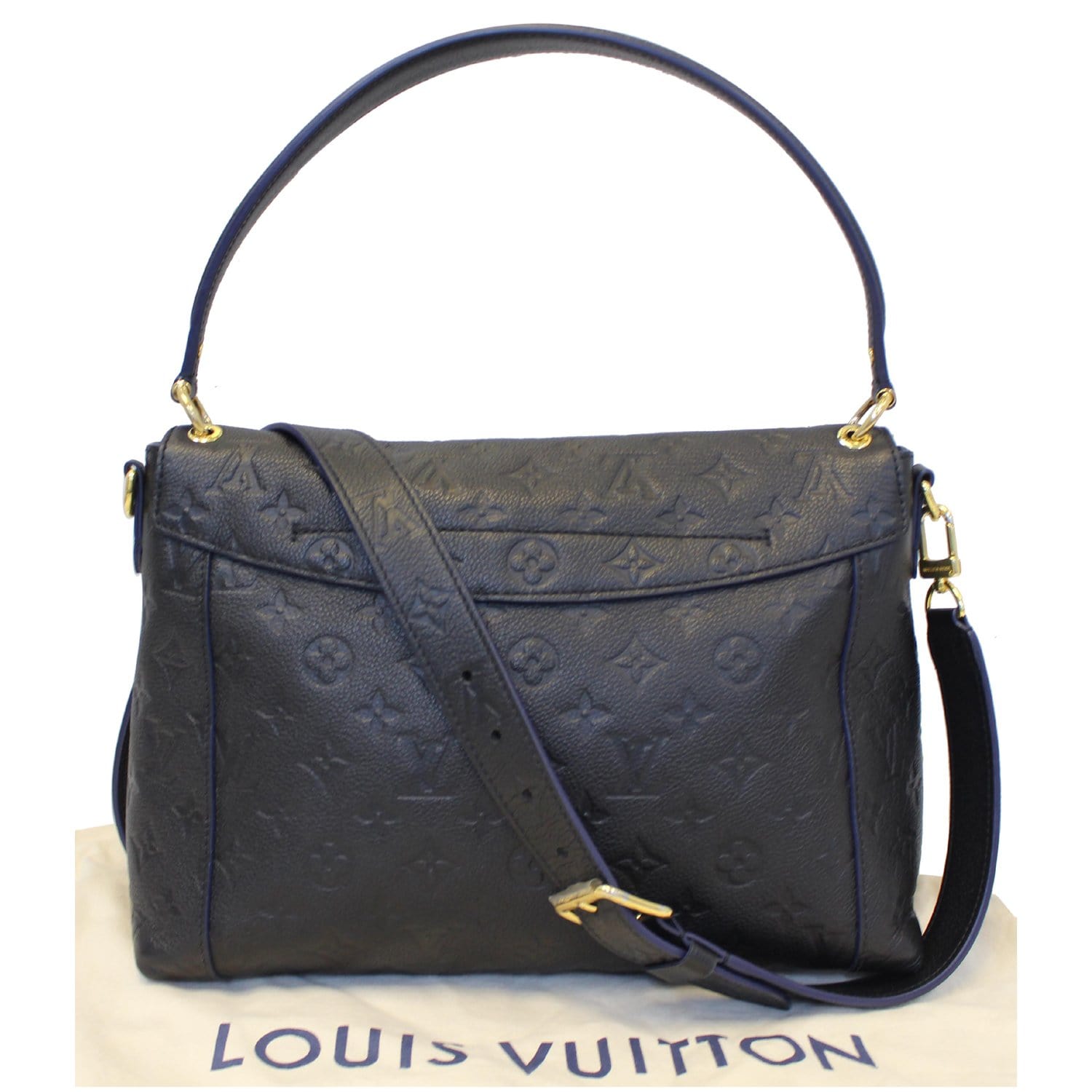 Louis Vuitton, Bags, Louis Vuitton Blanche Mm Emprenaite Noir