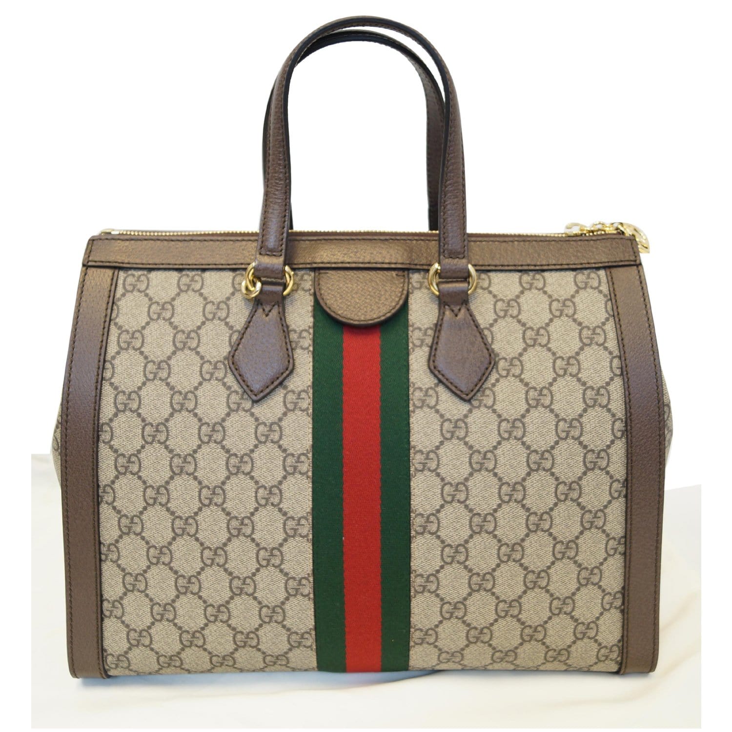 Gucci Ophidia Large Tote Bag, Beige, GG Canvas