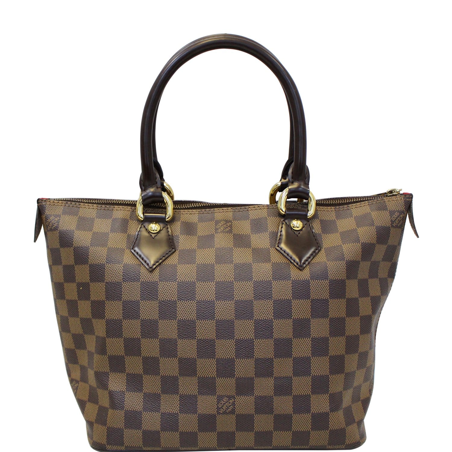 LV Saleya PM Tote in Damier Azur Canvas and GHW