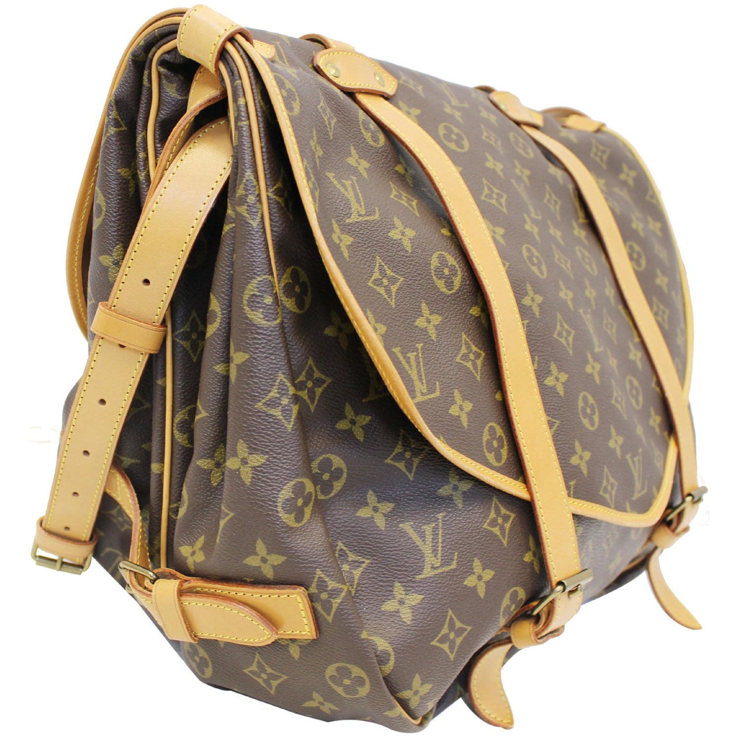 Louis Vuitton Monogram Saumur 43 - Brown Shoulder Bags, Handbags