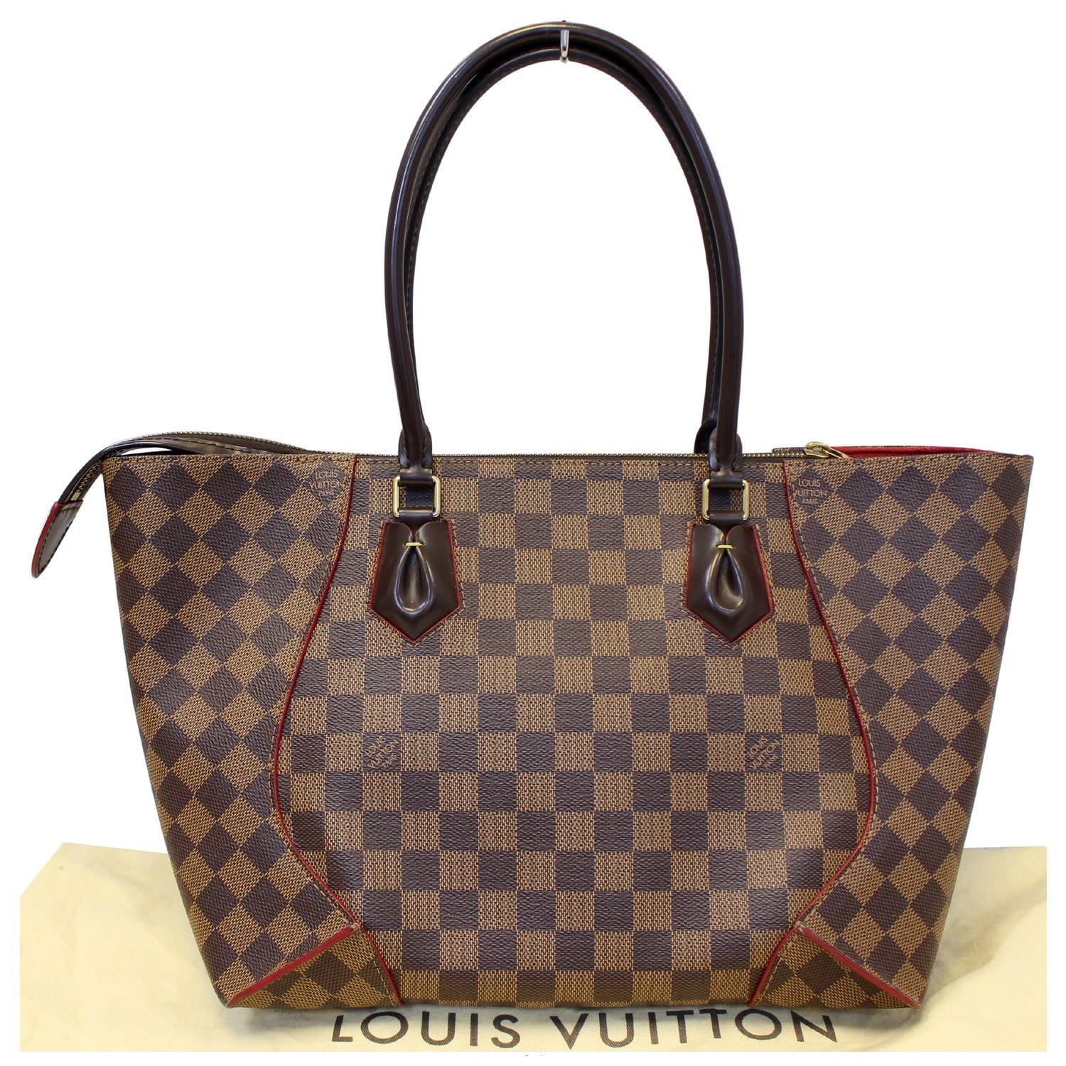 Louis Vuitton Damier Ebene Caissa Tote - Brown Totes, Handbags
