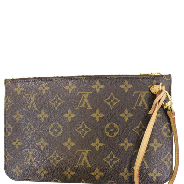 LOUIS VUITTON Pochette Wristlet Pouch Monogram Canvas Neverfull GM-US