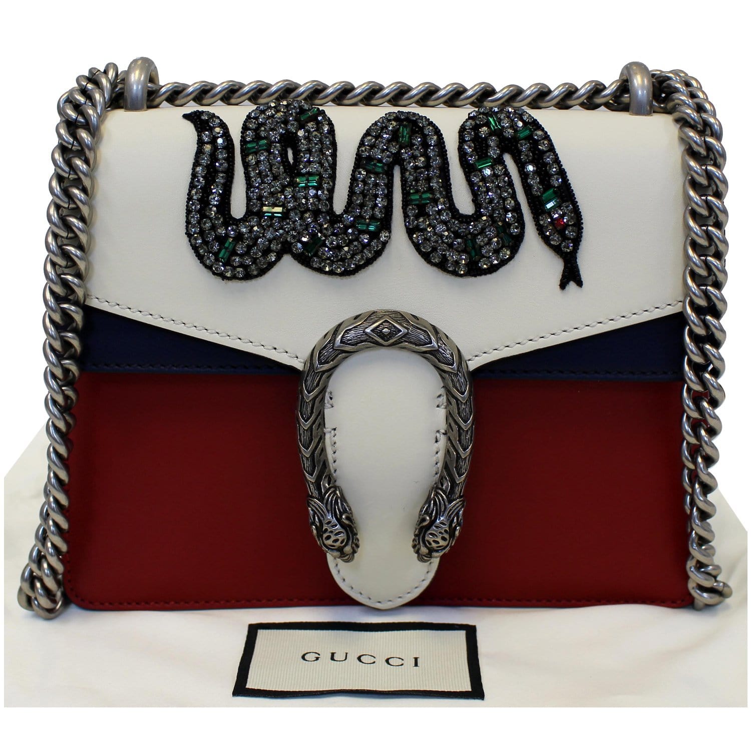 Gucci Mini Embroidered Snake Bag