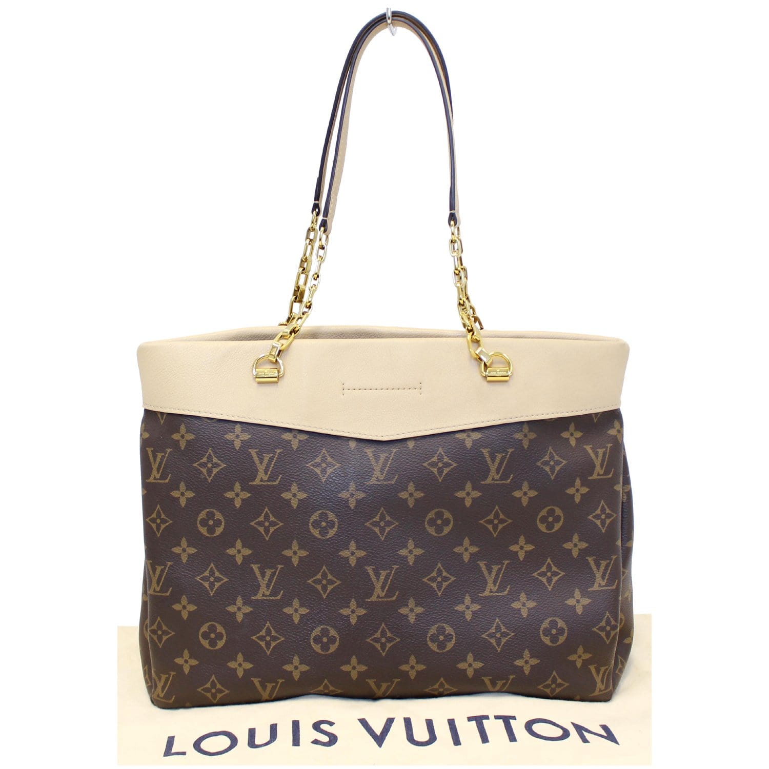 Louis Vuitton Black Monogram Canvas Pallas Shopper Tote Bag