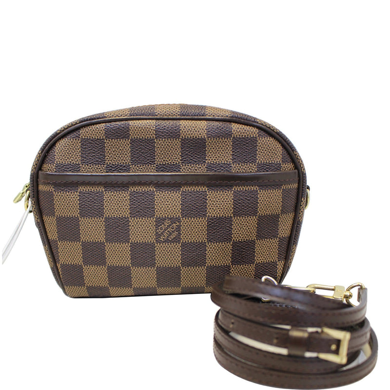 LOUIS VUITTON Damier Ebene Pochette Ipanema Shoulder Crossbody Bag