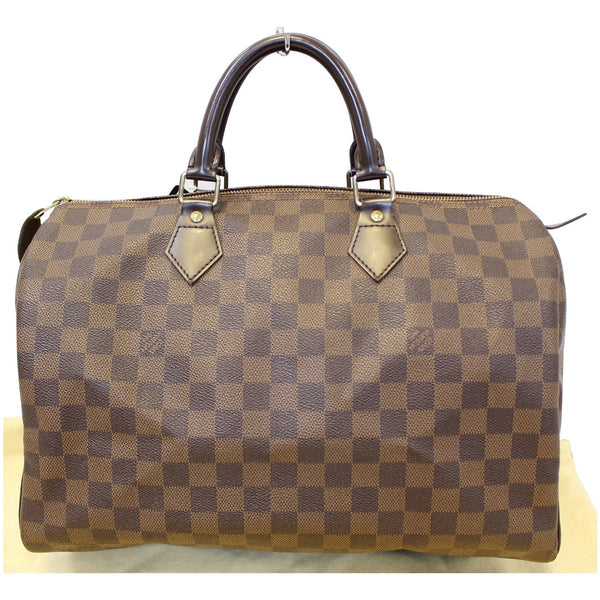 LOUIS VUITTON Speedy 35 Damier Ebene Satchel Bag-US