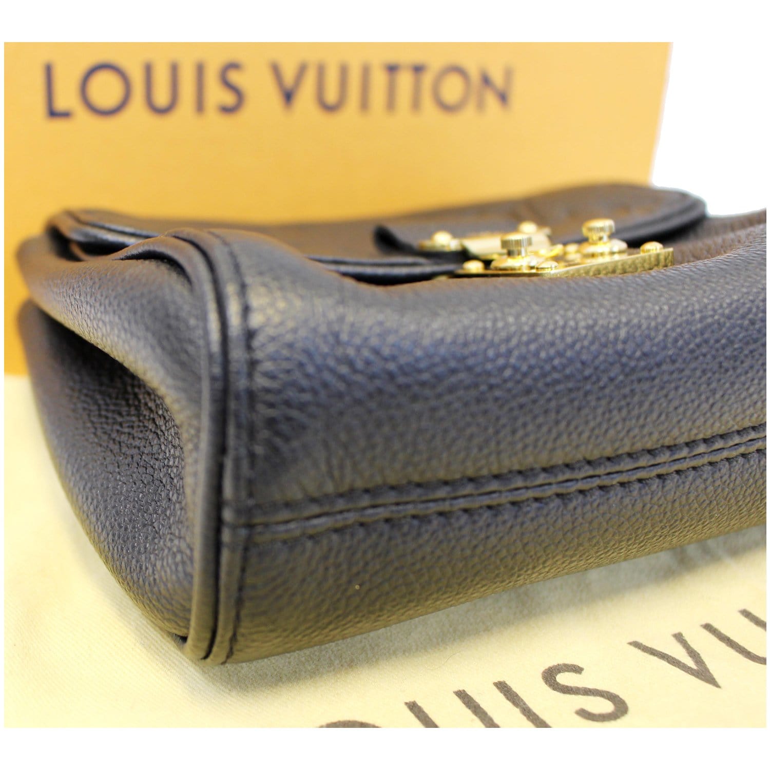 Louis Vuitton Empreinte Saint Germain BB Black Gold Chain
