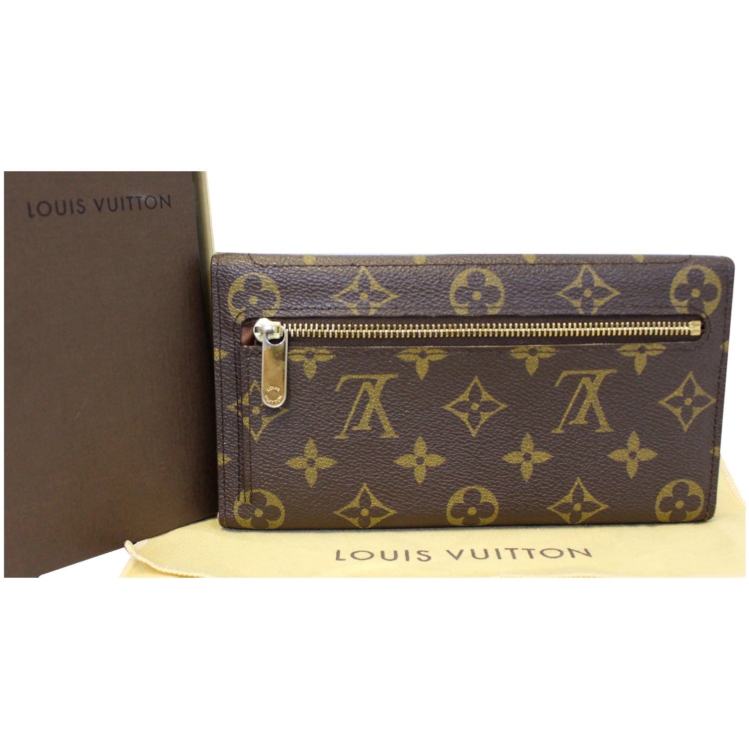 Louis Vuitton - Authenticated Eugénie Wallet - Leather Brown for Women, Good Condition
