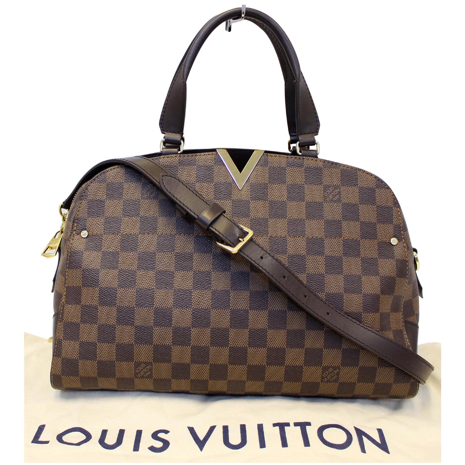 Louis Vuitton Kensington Bowling Bag in Damier Ebene Canvas | Like New  Condition