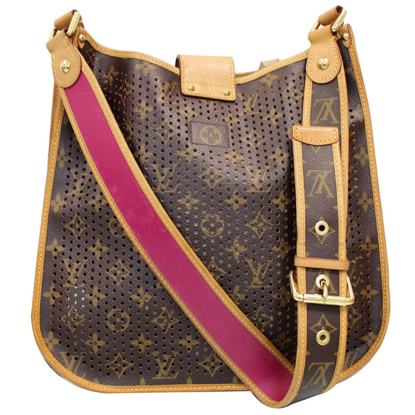 LOUIS VUITTON Perforated Musette Monogram Canvas Crossbody Bag Brown