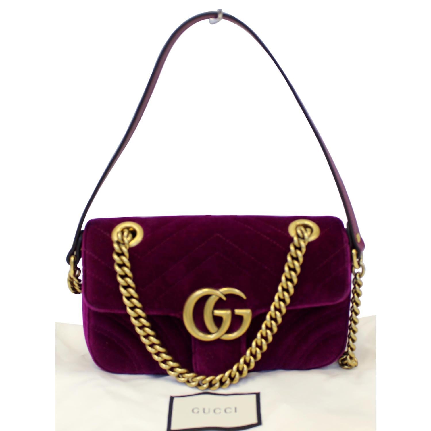 Gucci GG Marmont Small Shoulder Bag Purple