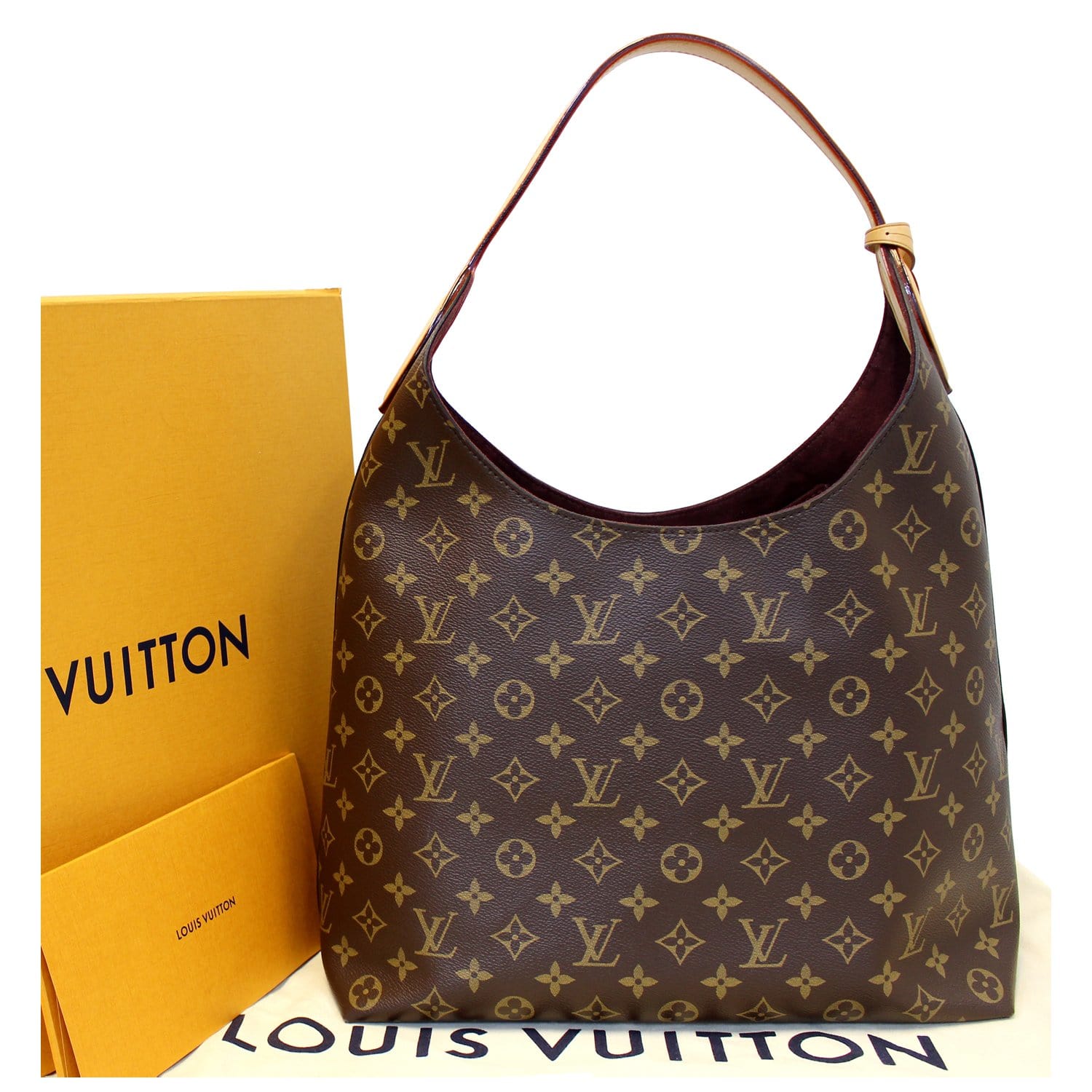 Louis Vuitton Monogram Canvas Flower Hobo Bag - Yoogi's Closet