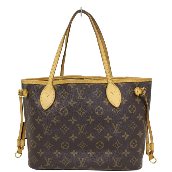 LOUIS VUITTON Monogram Canvas Neverfull PM Tote Shoulder Bag-US