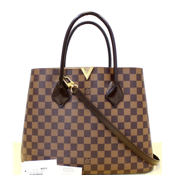 LOUIS VUITTON Kensington Damier Ebene Shoulder Handbag