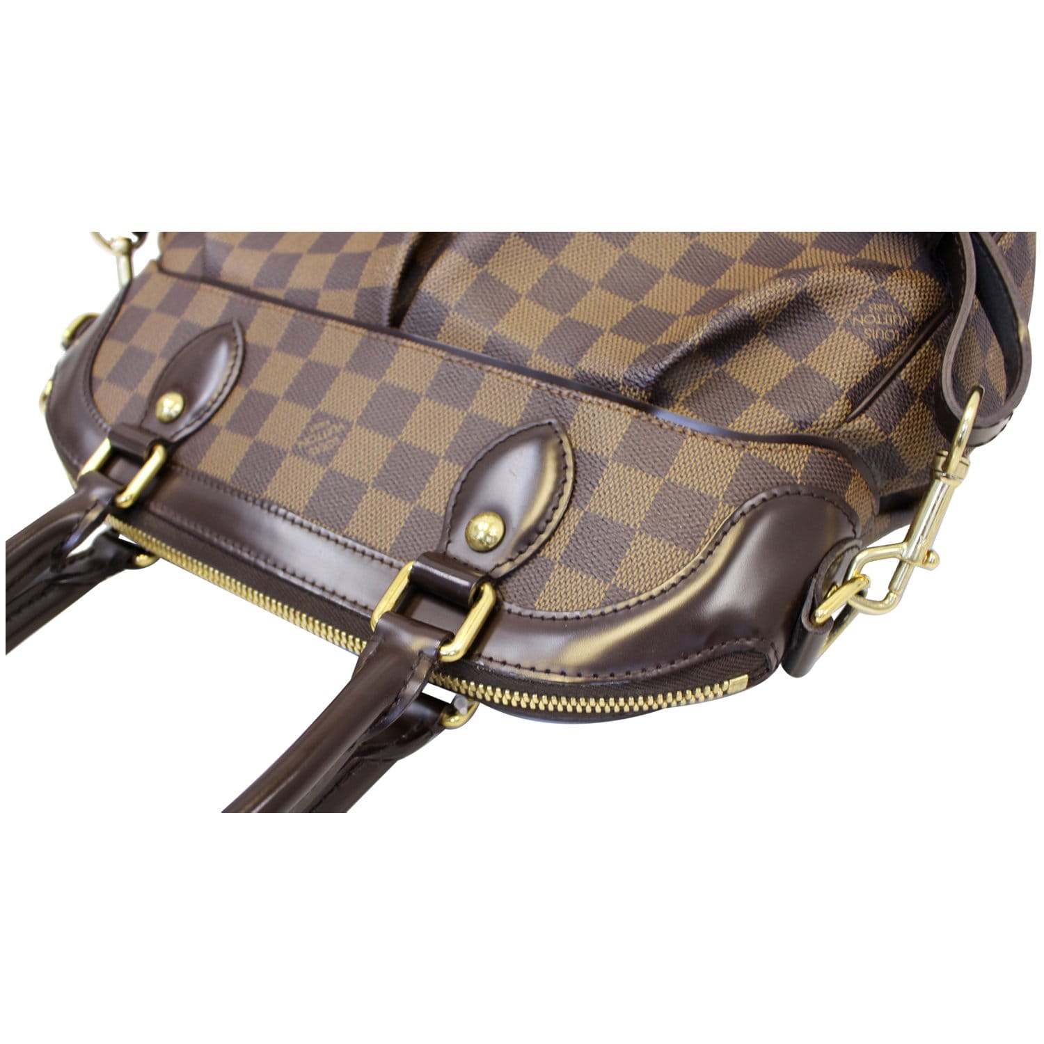 Louis Vuitton Damier Ebene Trevi PM Satchel Shoulder Handbag