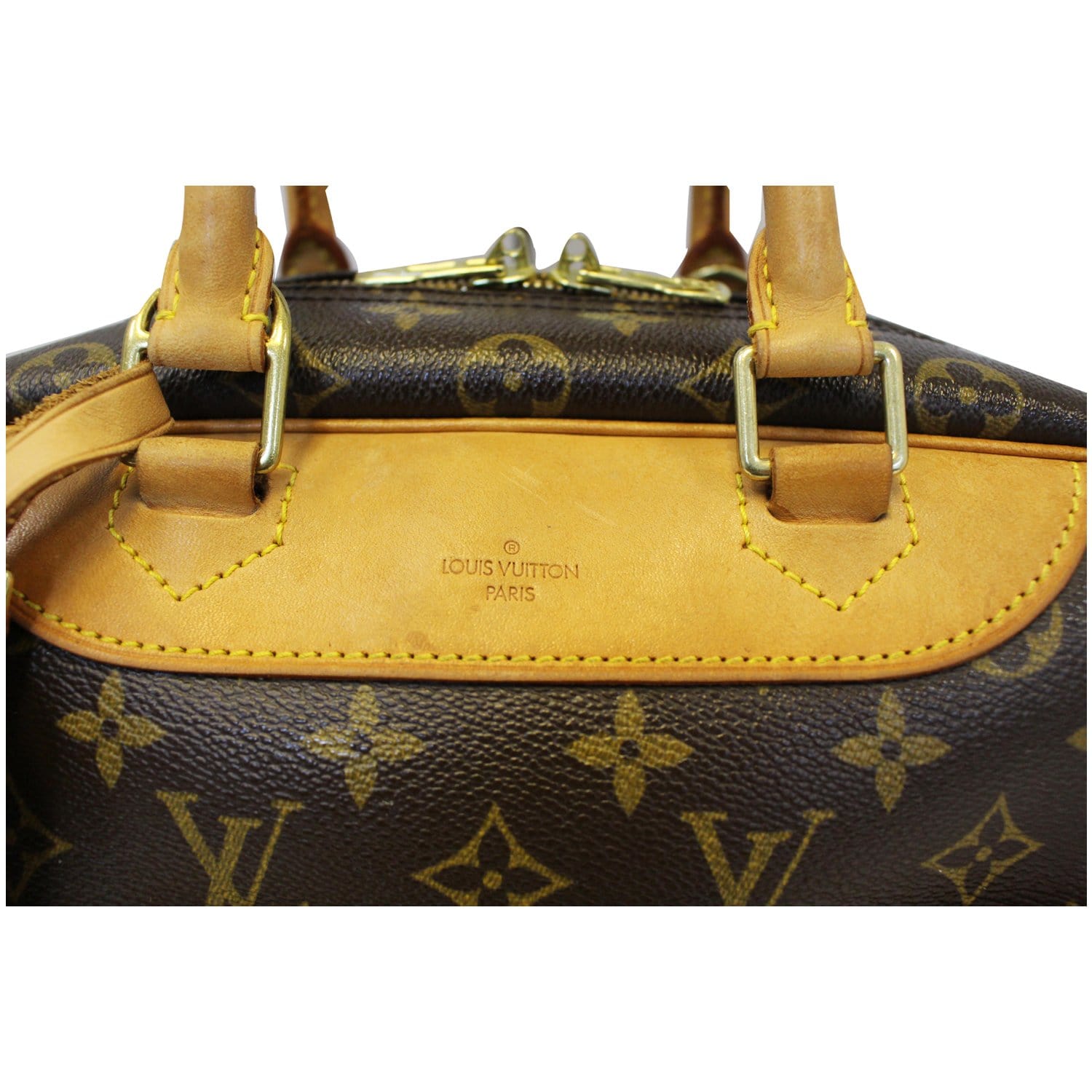 Deauville satchel Louis Vuitton Brown in Synthetic - 38094569