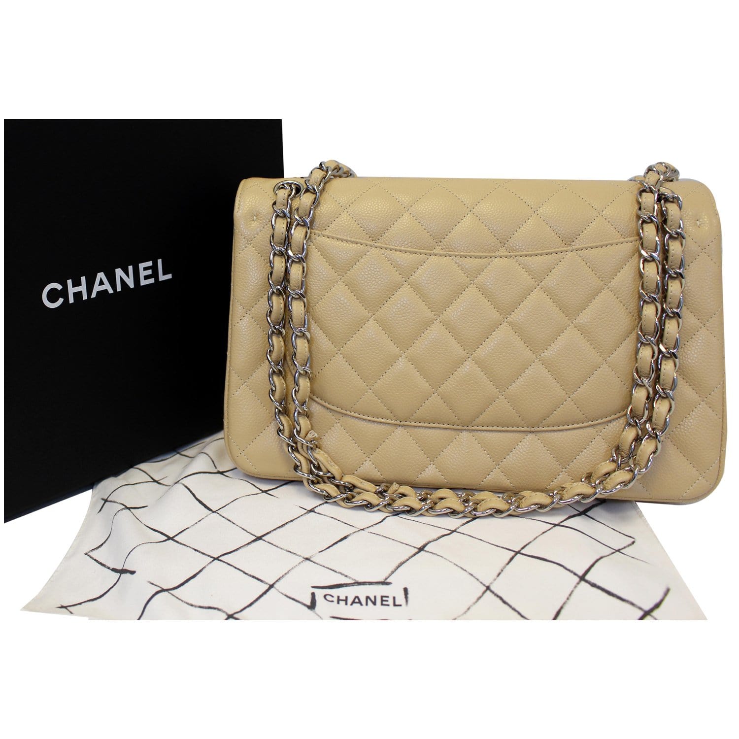 BIRKINBOY on Instagram: “Inside my bag  Chanel Jumbo Timeless double flap  bag in caviar leather/ Saint Laurent simple card hold…