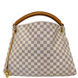 LOUIS VUITTON Artsy MM Damier Azur Shoulder Bag White-US