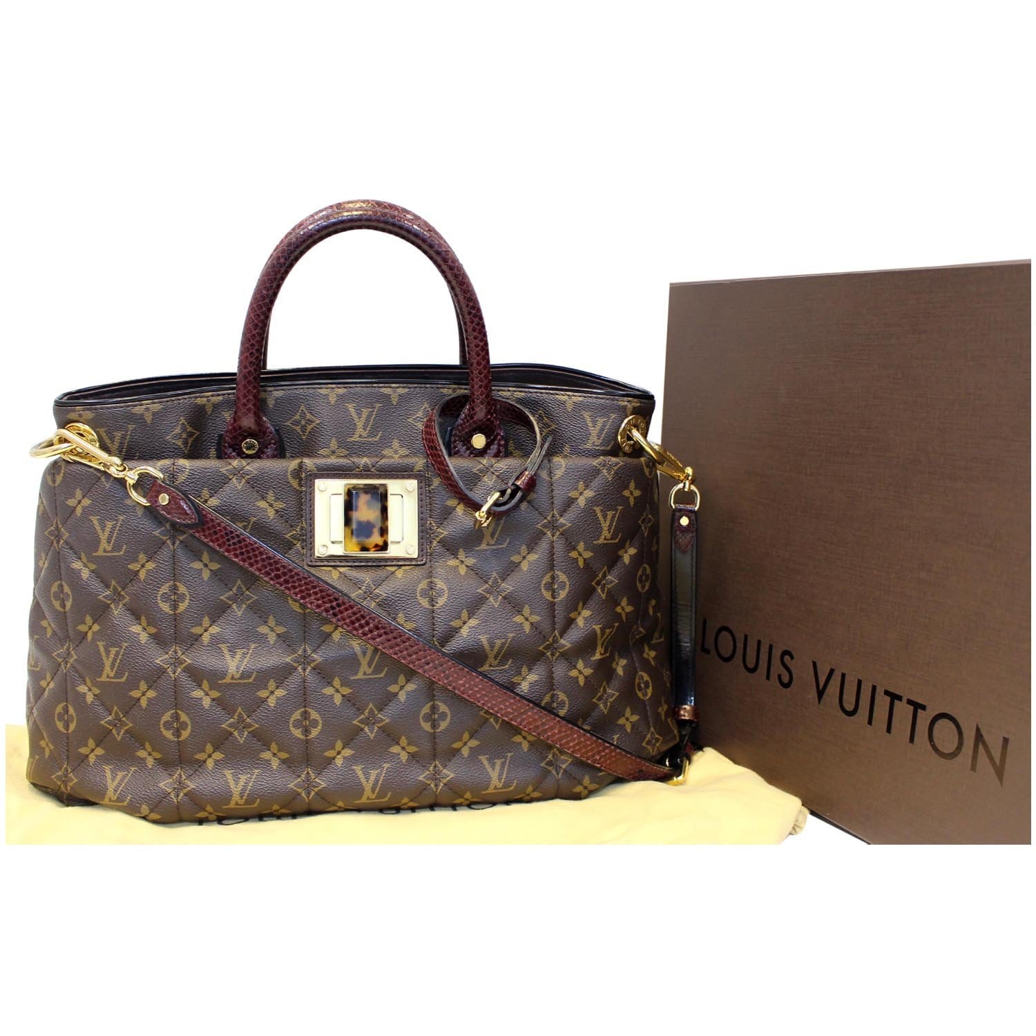 Authentic Louis Vuitton Etoile City GM Shoulder Bag Monogram Purse Turn  lock