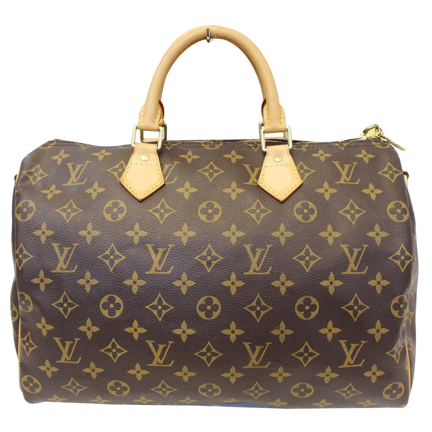 LOUIS VUITTON Speedy 35 Bandouliere Monogram Canvas Satchel Bag-US