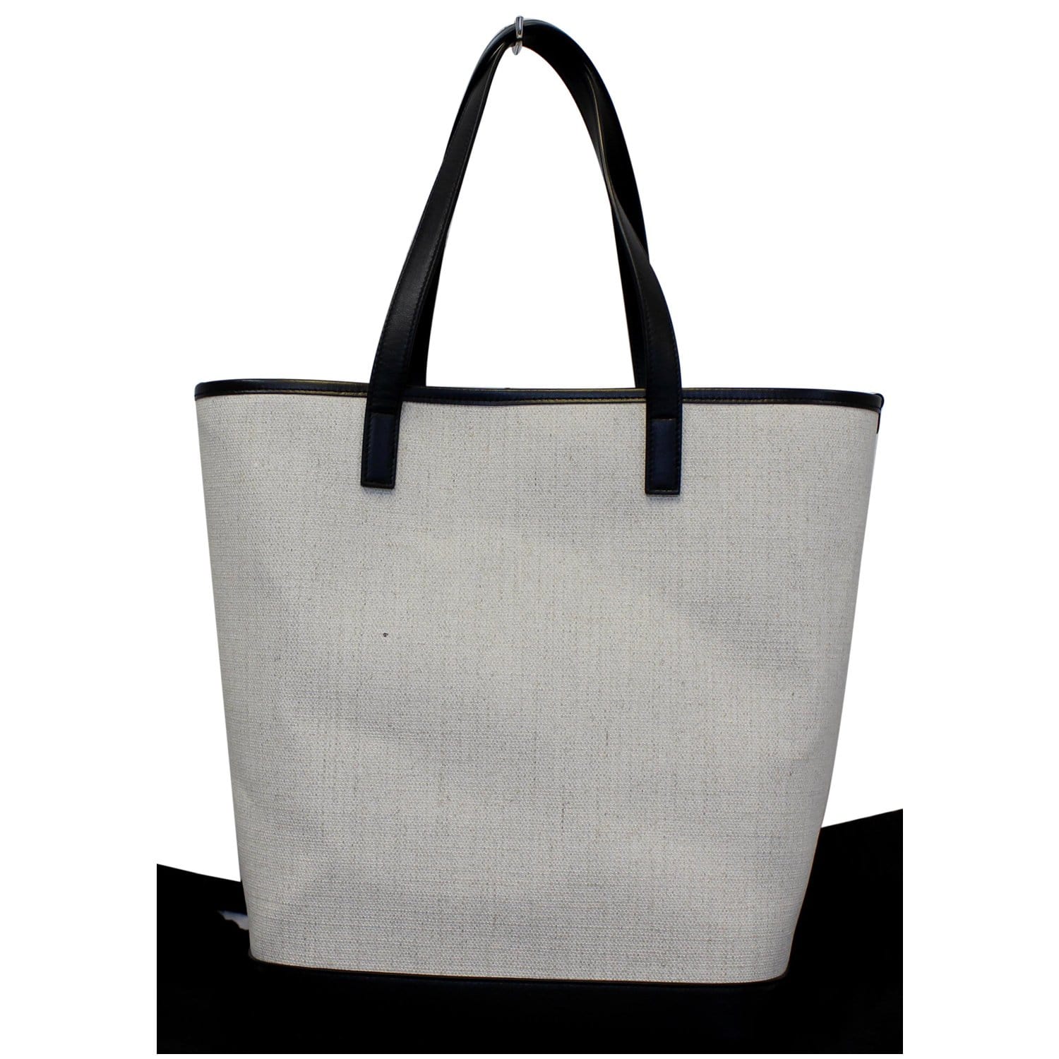 Look for Less: Saint Laurent Linen Logo Tote - The Budget Babe