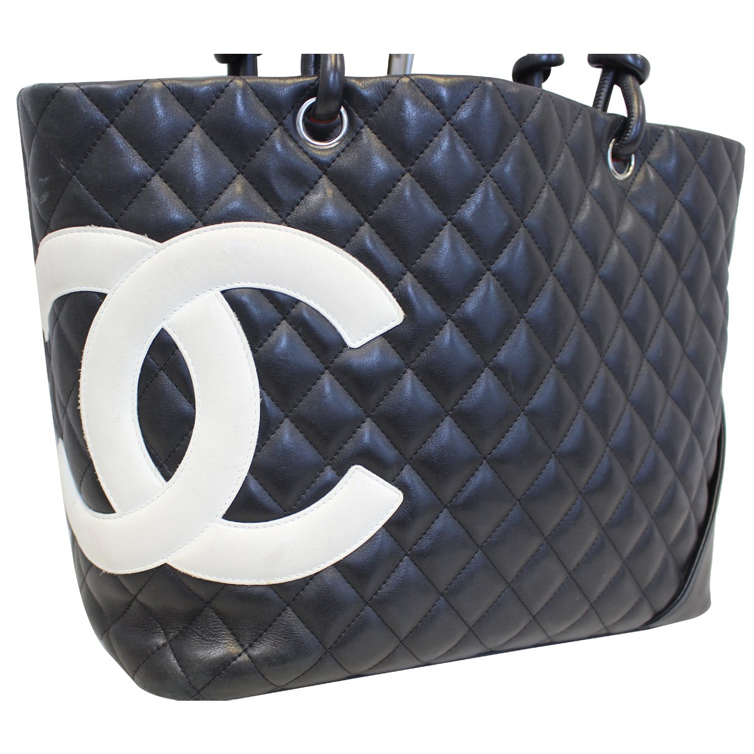 Cambon small rectangle leather handbag Chanel Black in Leather