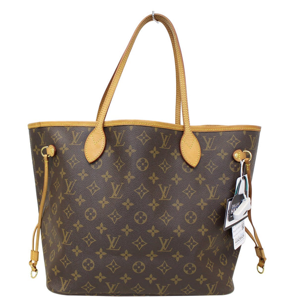 LOUIS VUITTON Monogram Canvas Neverfull MM Brown Tote Bag-US