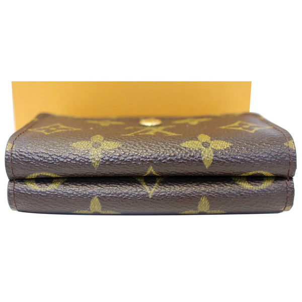 LOUIS VUITTON Elise Double Monogram canvas Wallet Brown