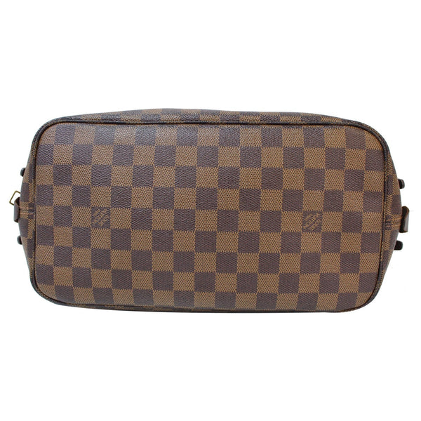 checkered base LV Cabas Rivington Damier Ebene Bag