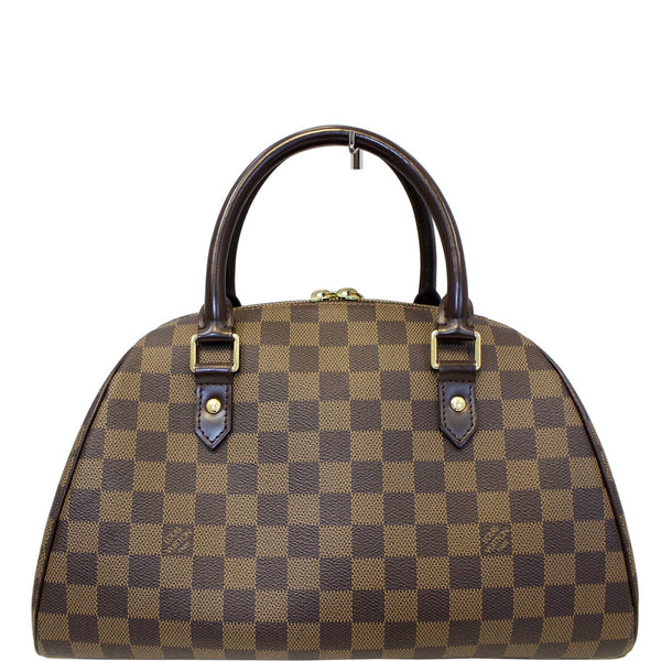 LOUIS VUITTON Ribera MM Damier Ebene Brown Satchel Bag-US