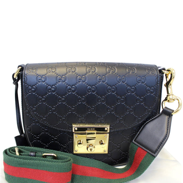 GUCCI Padlock GG Guccissima Signature Leather Shoulder Bag 453189-US
