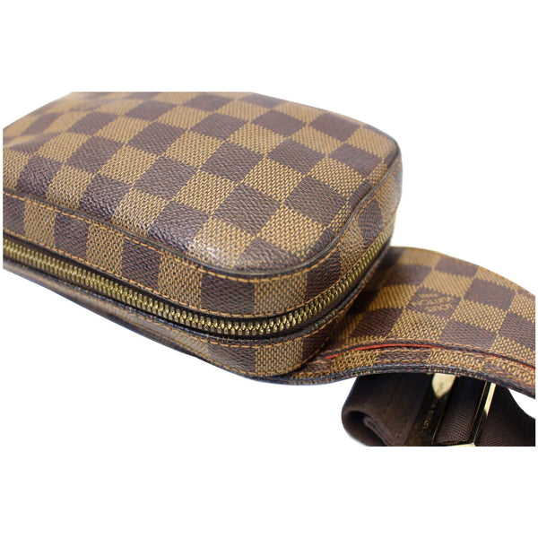 Close View lv Damier Ebene Geronimos Brown Hip Bag