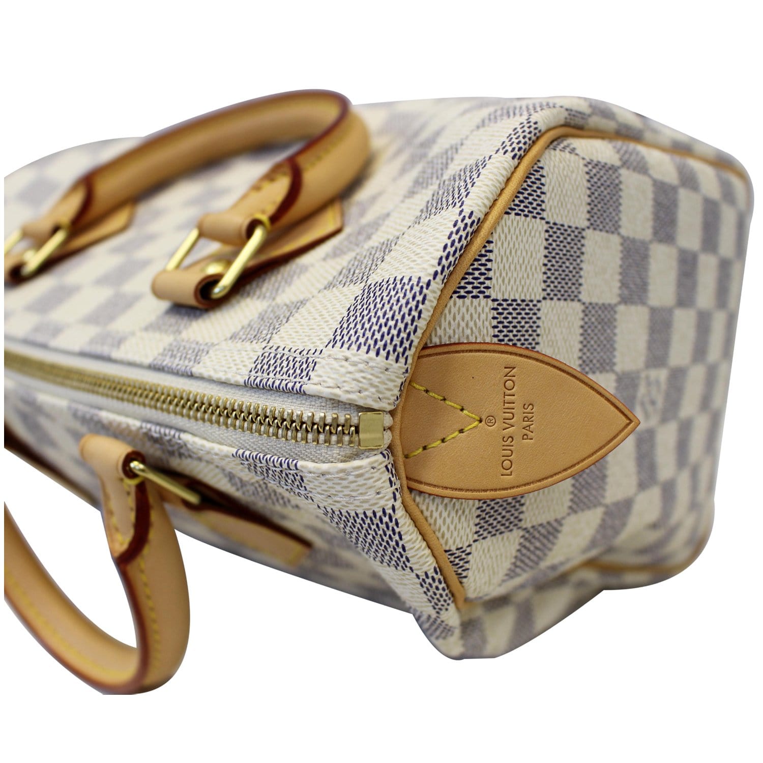 Preloved Louis Vuitton Speedy 25 Damier Azur Bag SD1017 022023