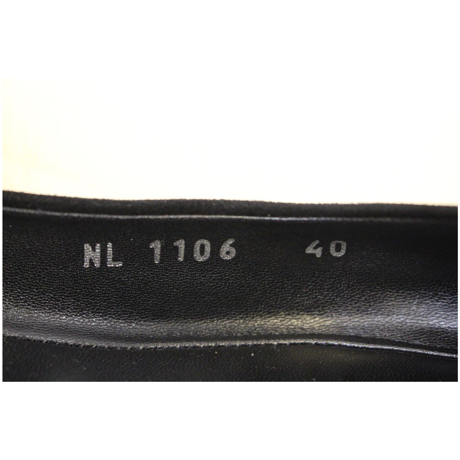 Leather ballet flats Louis Vuitton Black size 38 EU in Leather - 34280604