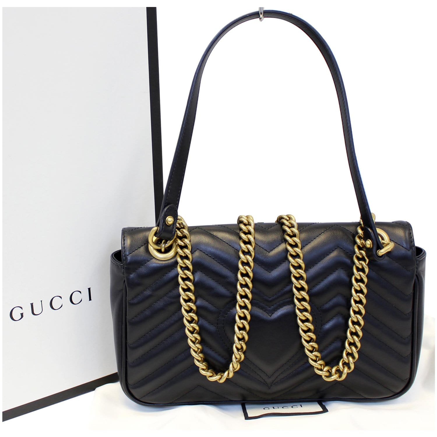 Gucci GG Marmont small quilted leather shoulder bag - Women - Black Shoulder Bags