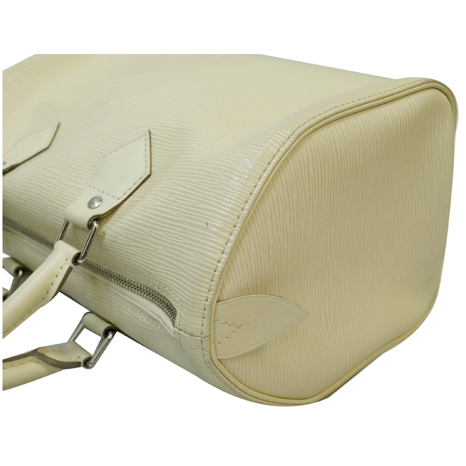 Speedy leather handbag Louis Vuitton Beige in Leather - 30830154