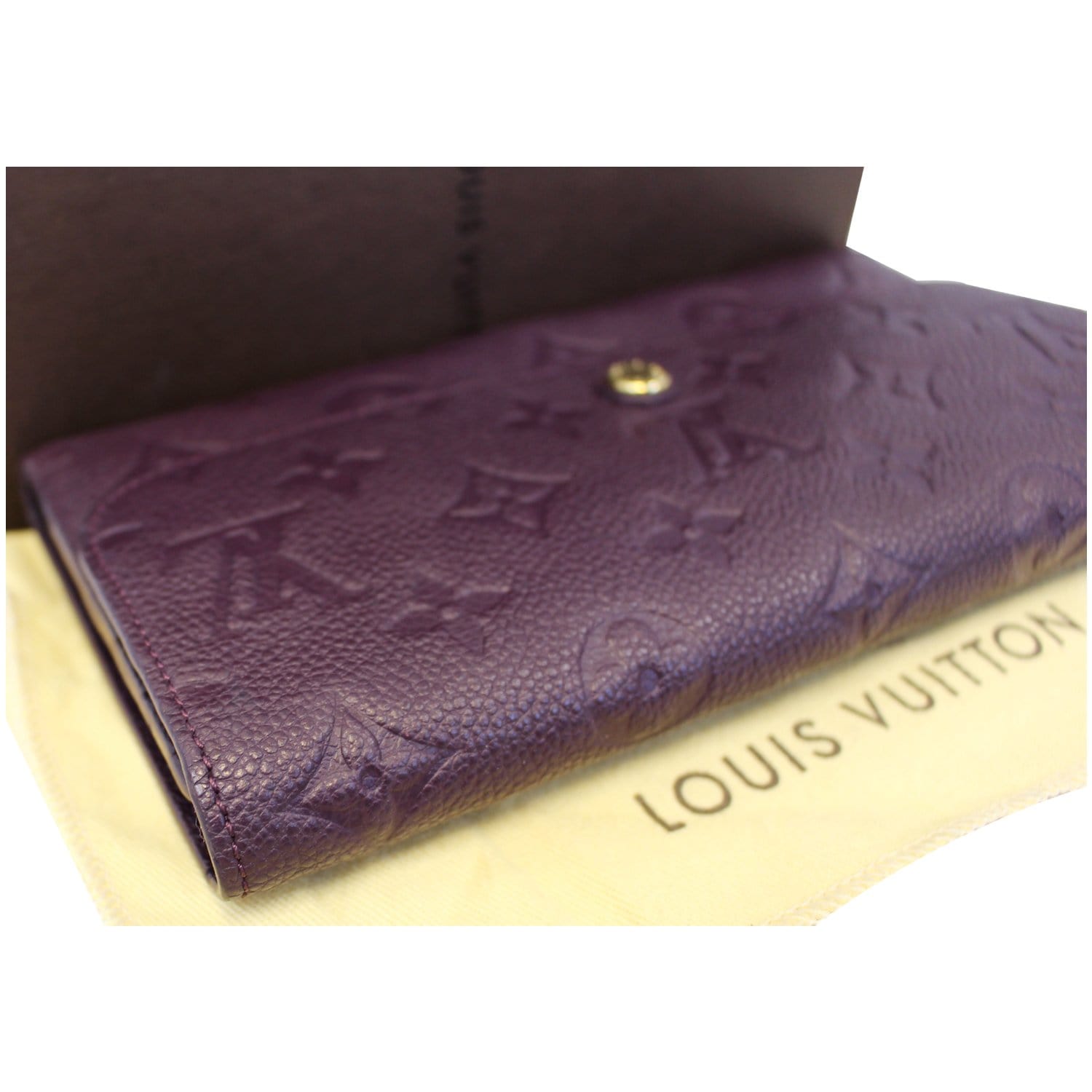 Used Purple Louis vuitton Monogram Empreinte Leather Zippy Wallet in Aube  Houston,TX