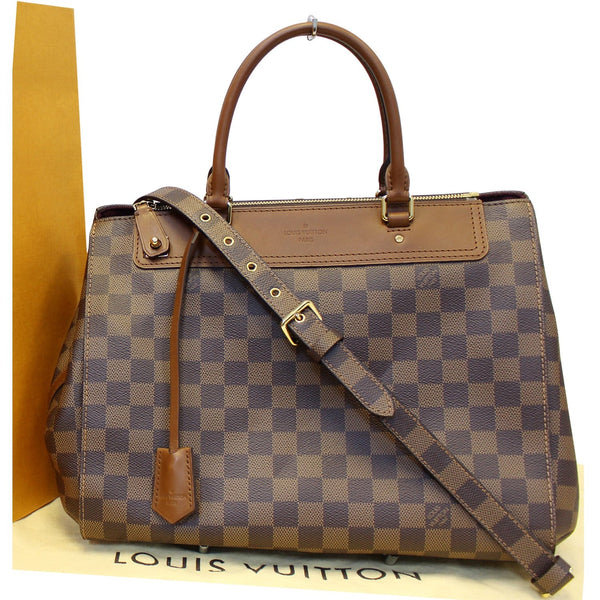 LOUIS VUITTON Greenwich Damier Ebene Shoulder Handbag-US