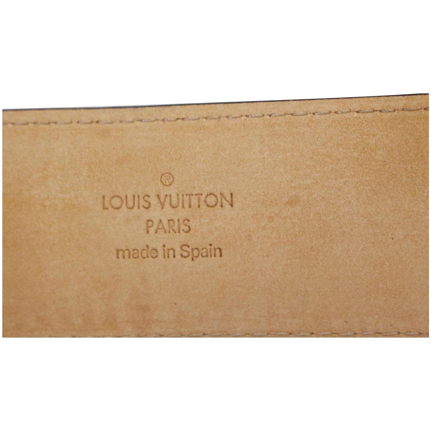 Louis Vuitton Mens Belts, Brown, 110