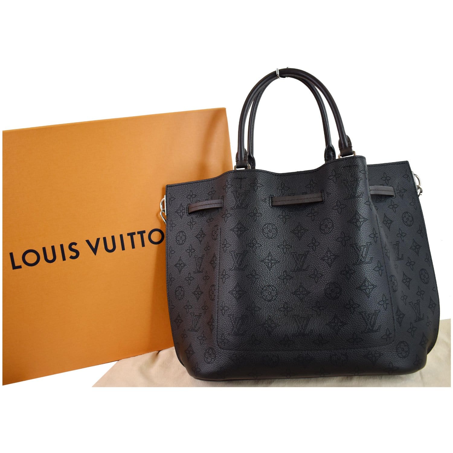 Louis Vuitton, Bags, Louis Vuitton Girolata Mahina Noir