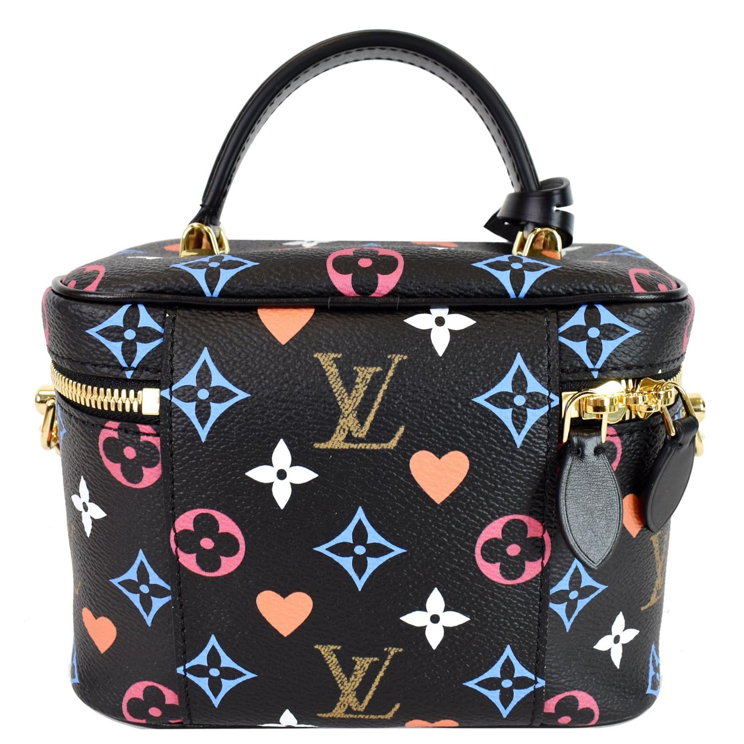 Louis Vuitton Black Game On PM Vanity Case Bag with Gold Hardware – Sellier