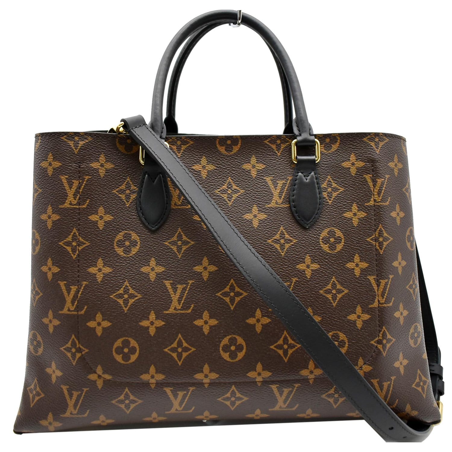Customized Louis Vuitton Plat Moody Minnie Tote bag in brown monogram  canvas